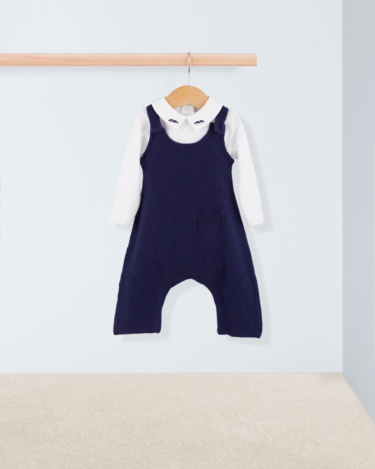 Corbier Navy Cashmere Overall